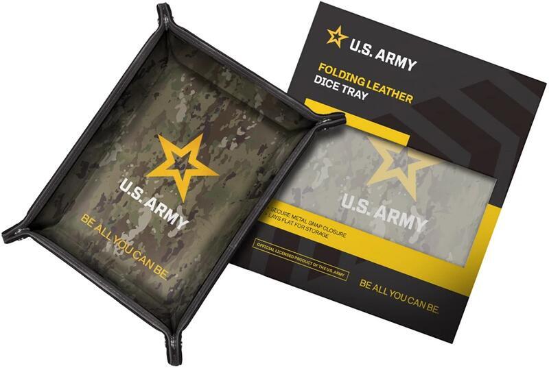 Folding Dice Tray: U.S. Army: OPC Camoflage