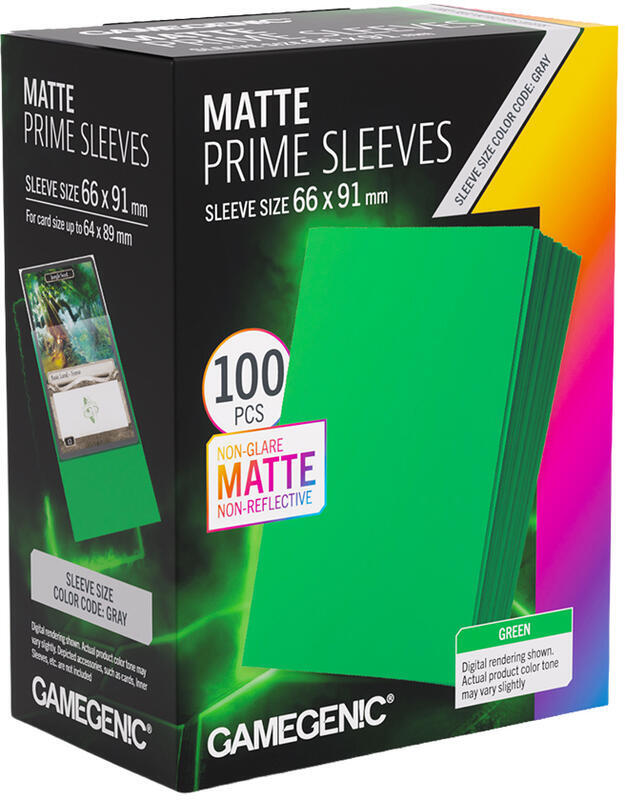 Matte Prime Sleeves Green 66x91